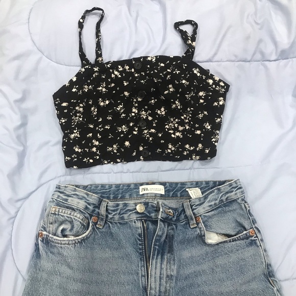 GARAGE crop black tank - Picture 3 of 8